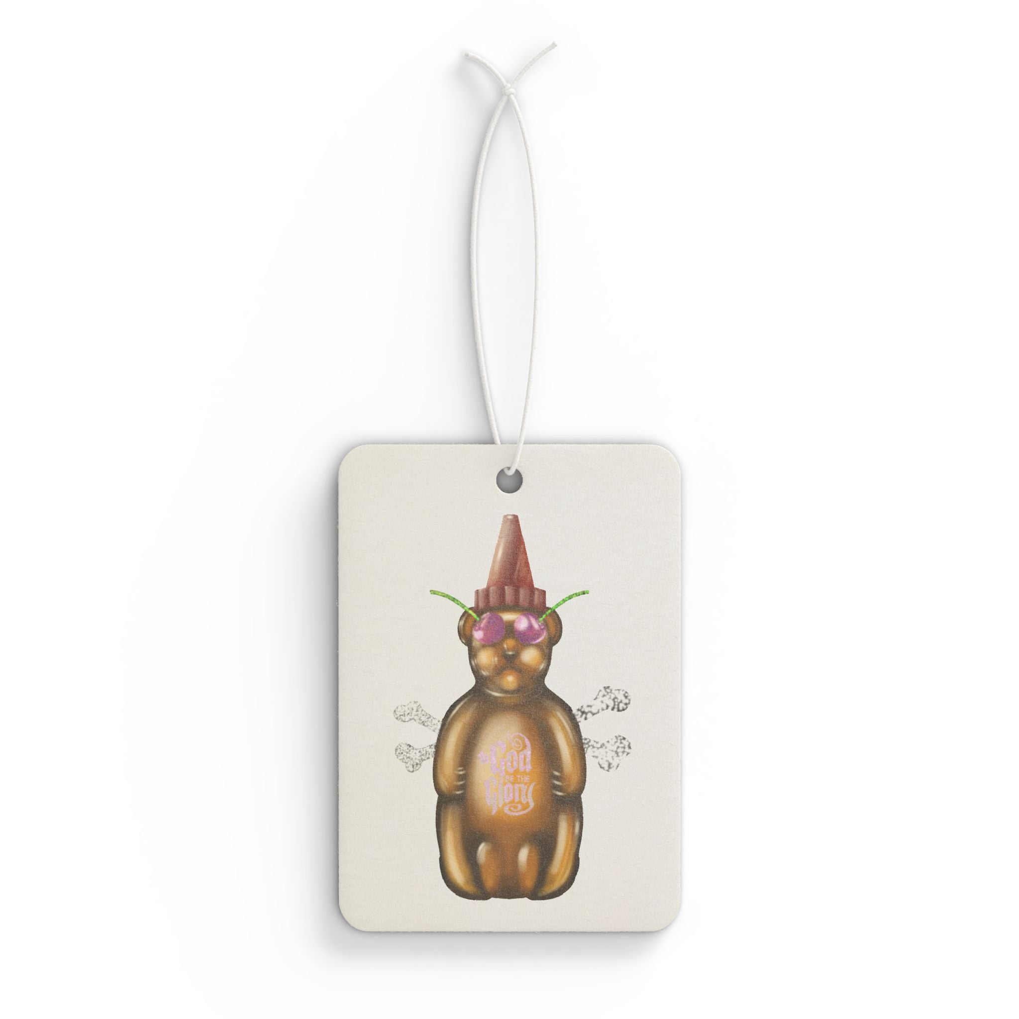 Car Air Freshener — God Be the Glory Bear