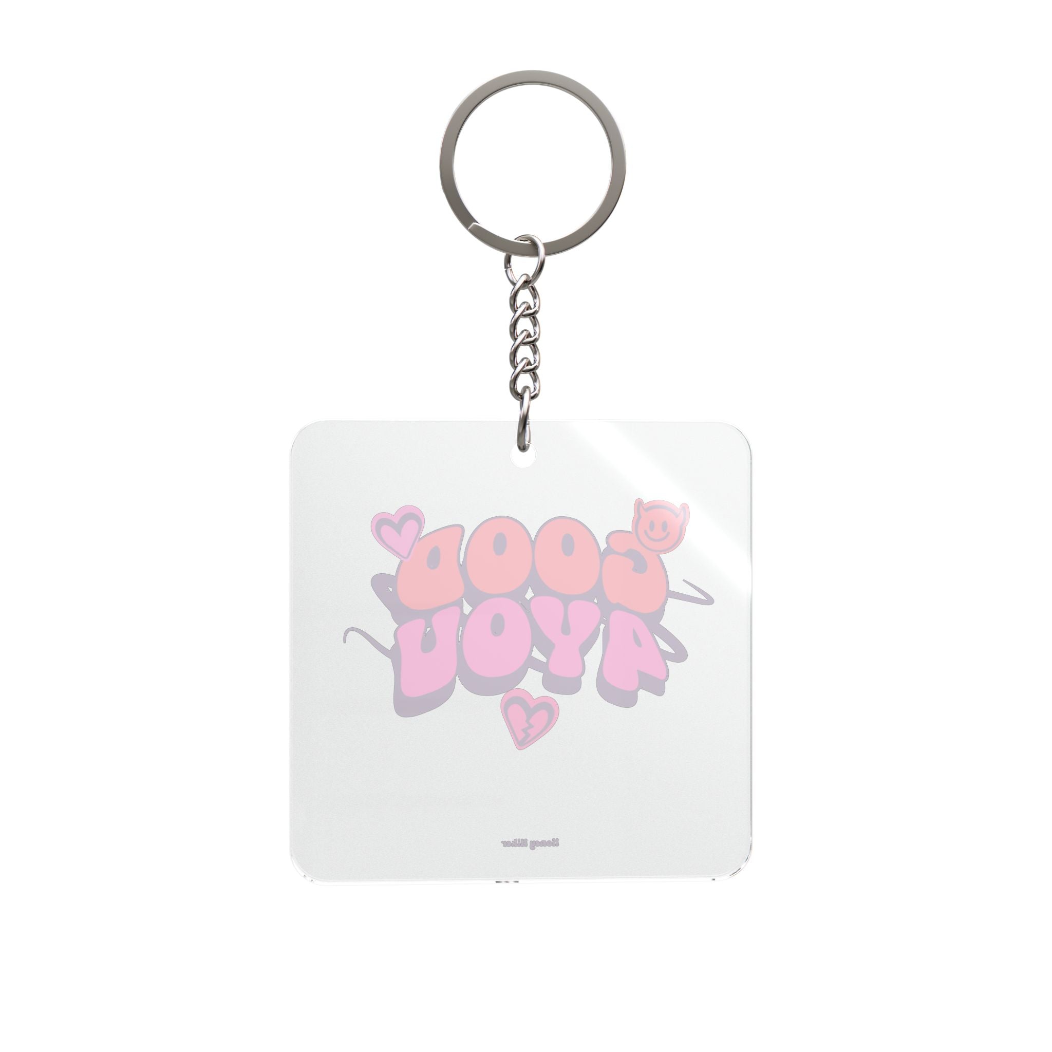 Good 4 You Square Keychain