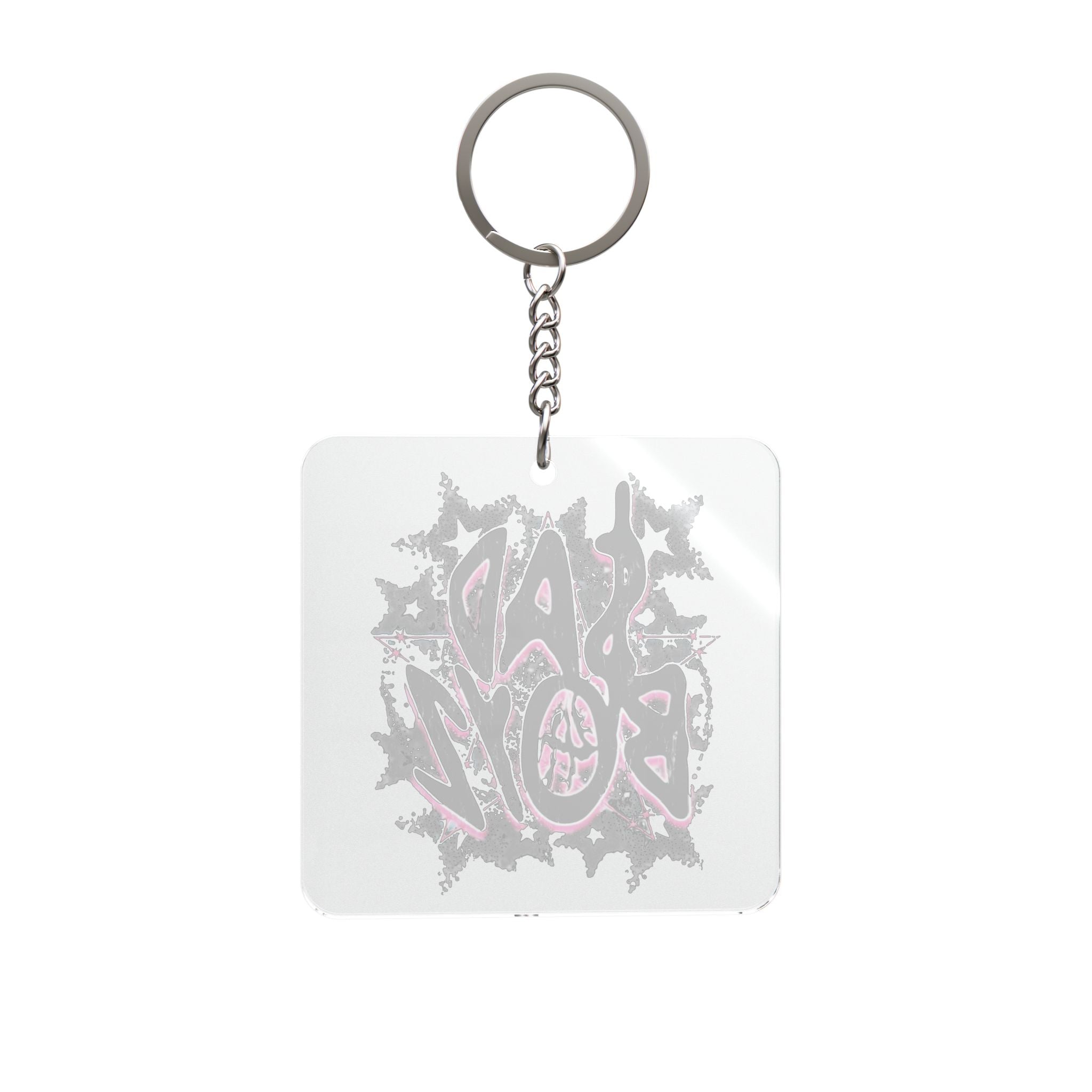 Sad Boyz Square Keychain