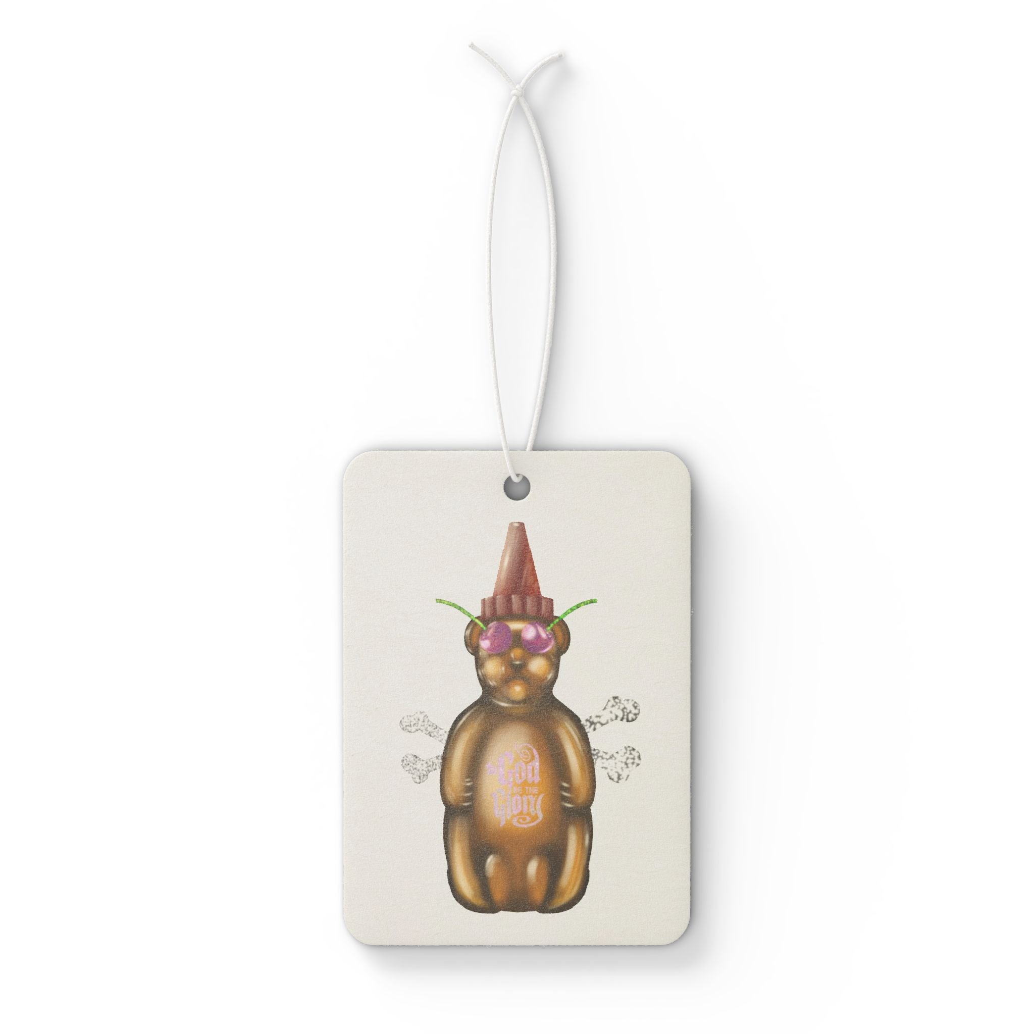 Car Air Freshener — God Be the Glory Bear