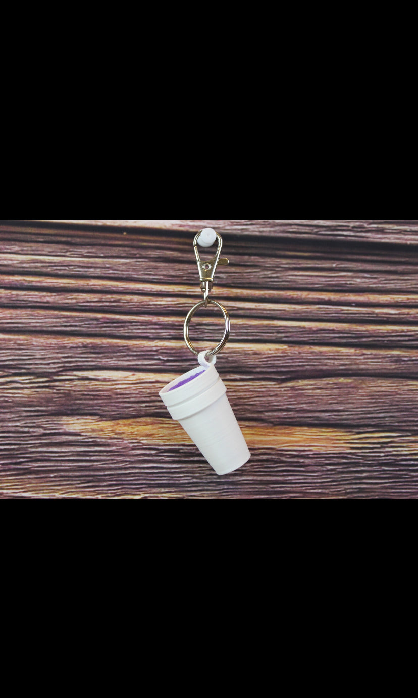 Double Cup Drink Keychain